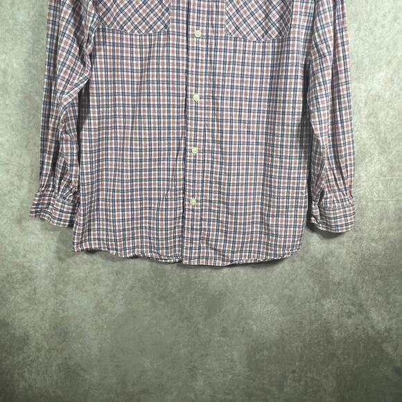 Carhartt Work Shirt Mens Medium Red Plaid Button Up Long Sleeve Outdoor Casual - Picture 3 of 9